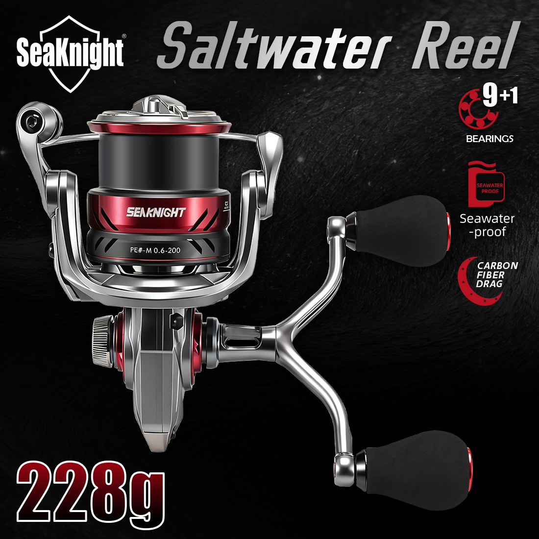 بكرة صيد دوارة من ماركة SeaKni - مراجعة Daiwa Reel Fuego وسعره