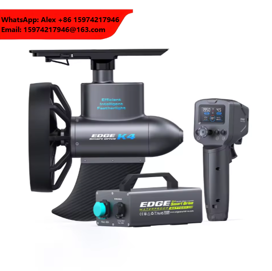 محرك كهربائي EDGE K4 Smart Dri - مراجعة Fishing Kayak Trolling Motor وسعره