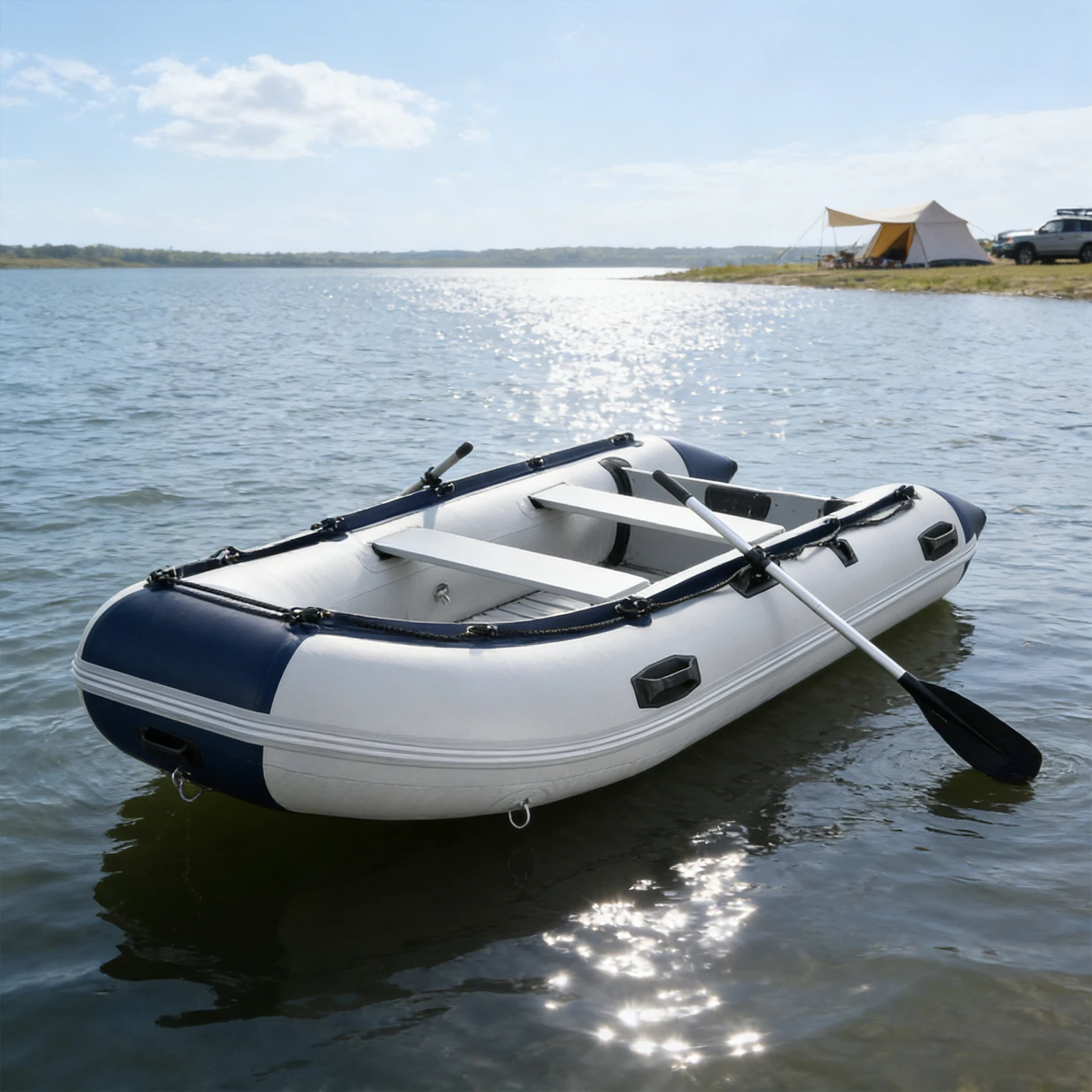 قارب كاياك قابل للنفخ من مادة  - مراجعة Fishing Kayak Inflatable وسعره