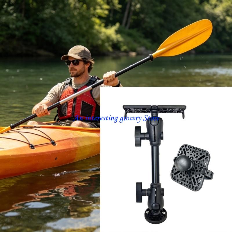652D 360 درجة الدورية كاياك صي - مراجعة Fishing Kayak Fish Finder Mount وسعره