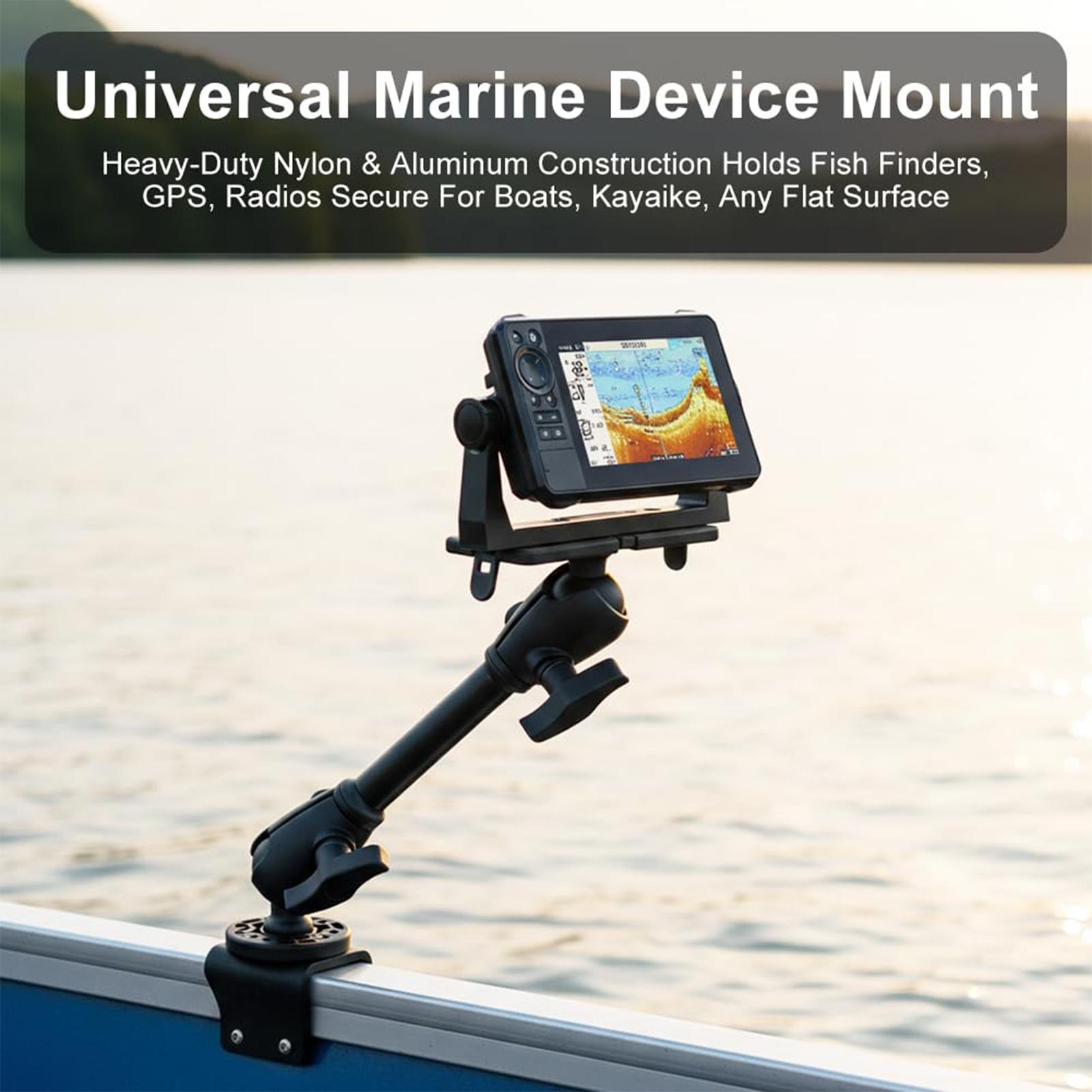 حامل جهاز تحديد مواقع الأسماك  - مراجعة Fishing Kayak Fish Finder Mount وسعره
